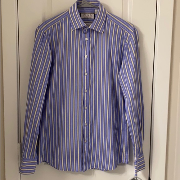 Thomas Pink Shirts Thomas Pink Mens Slim Fit Dress Shirt Poshmark